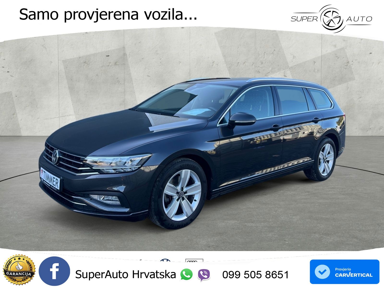 Volkswagen Passat Variant 2.0 TDI (190 KS) DSG Business LED+GR SJED+ACC