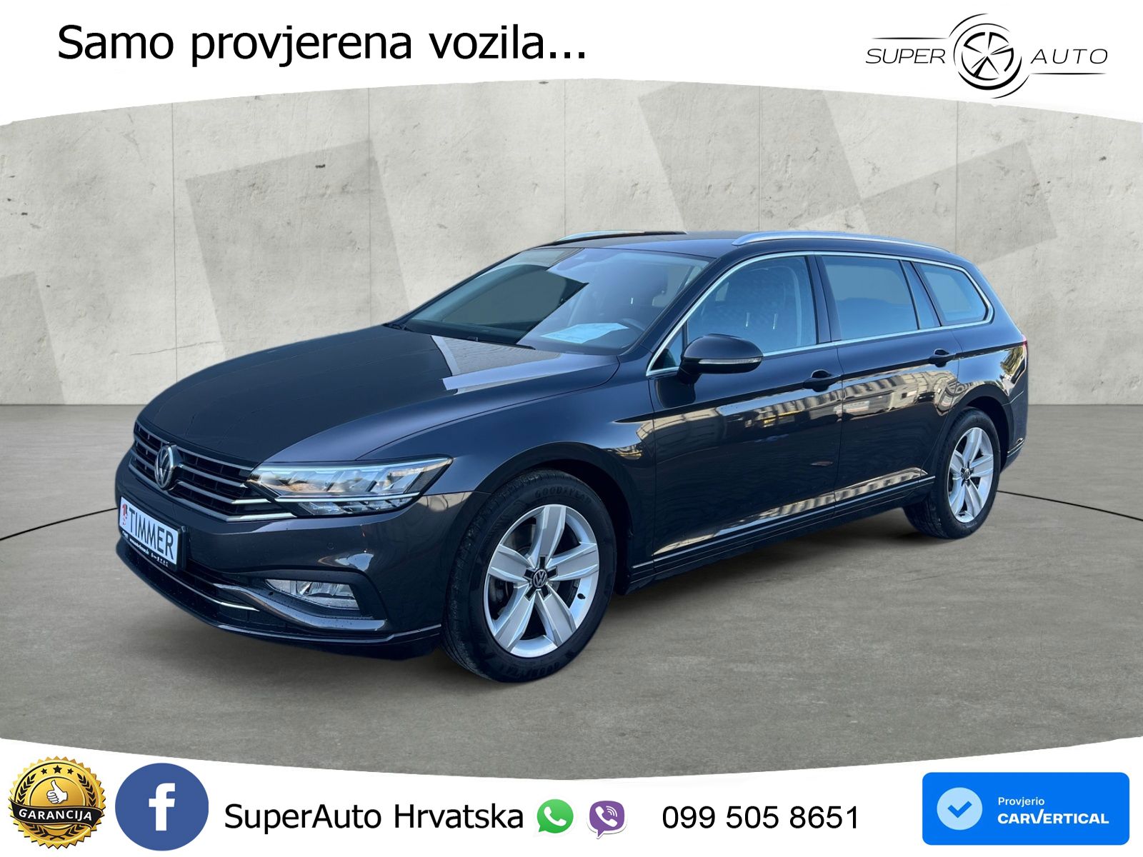 Volkswagen Passat Variant 2.0 TDI (190 KS) DSG Business LED+GR SJED+ACC
