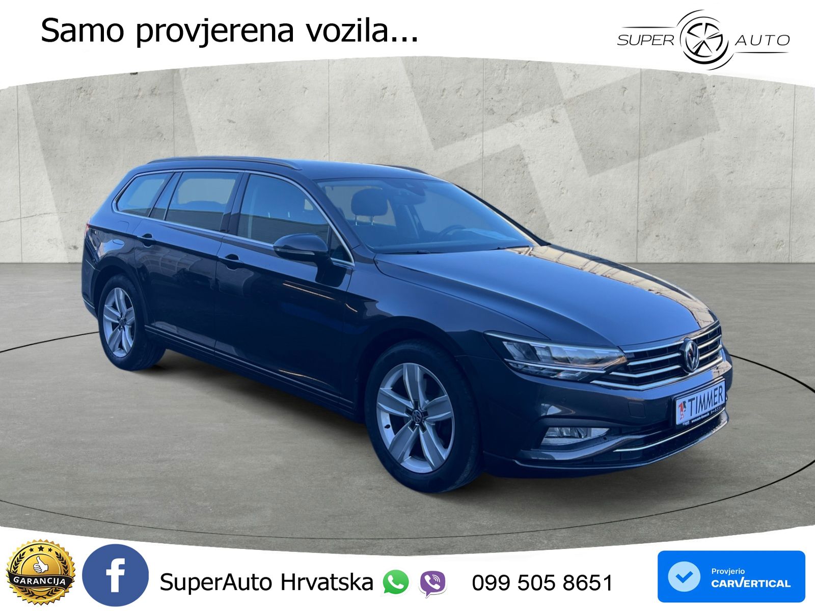 Volkswagen Passat Variant 2.0 TDI (190 KS) DSG Business LED+GR SJED+ACC