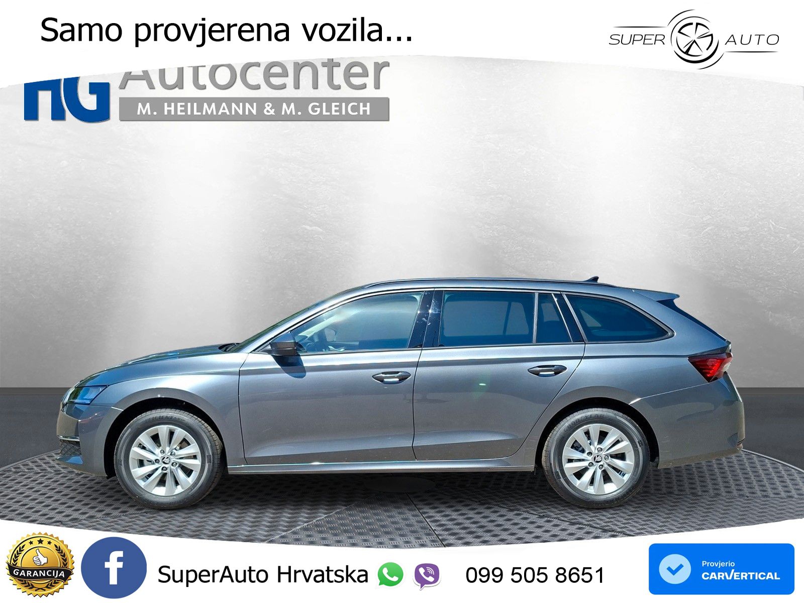 Škoda Octavia Combi 1.5 TSI (150 KS) DSG LED+GR SJED+ACC