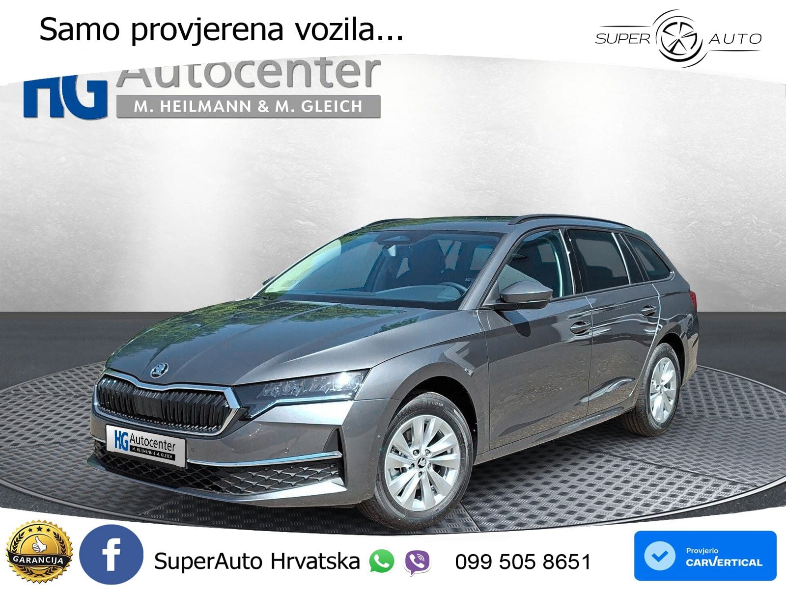 Škoda Octavia Combi 1.5 TSI (150 KS) DSG LED+GR SJED+ACC