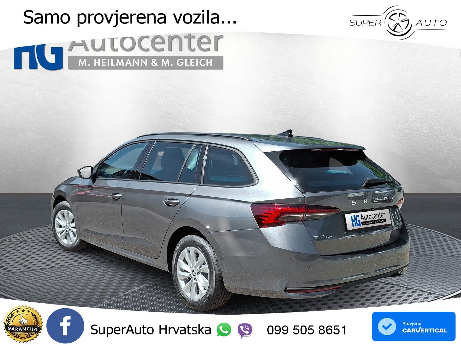 Škoda Octavia Combi 1.5 TSI (150 KS) DSG LED+GR SJED+ACC