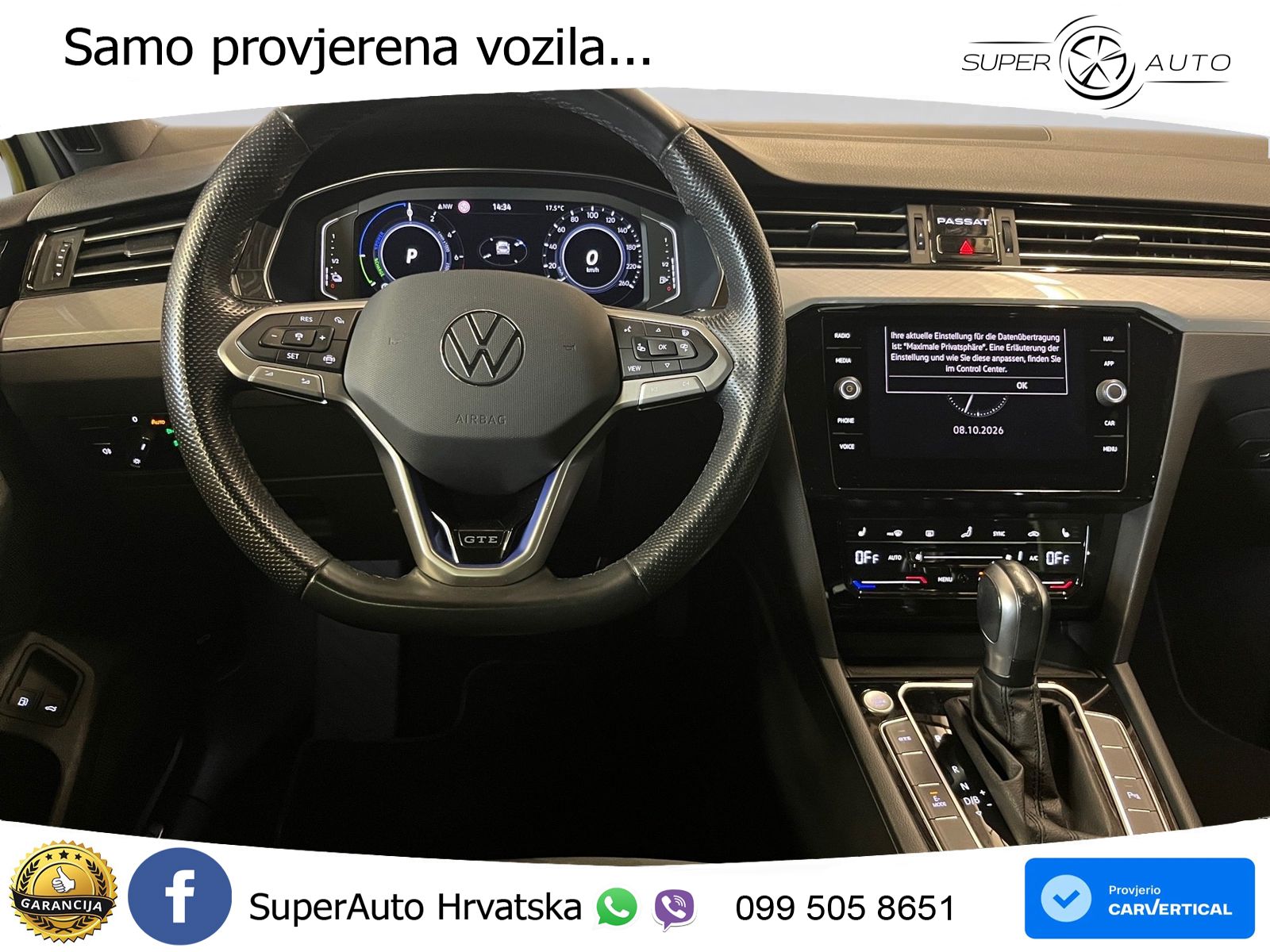 Volkswagen Passat Variant GTE 1.4 TSI (218 KS) DSG LED+GR SJED+ACC