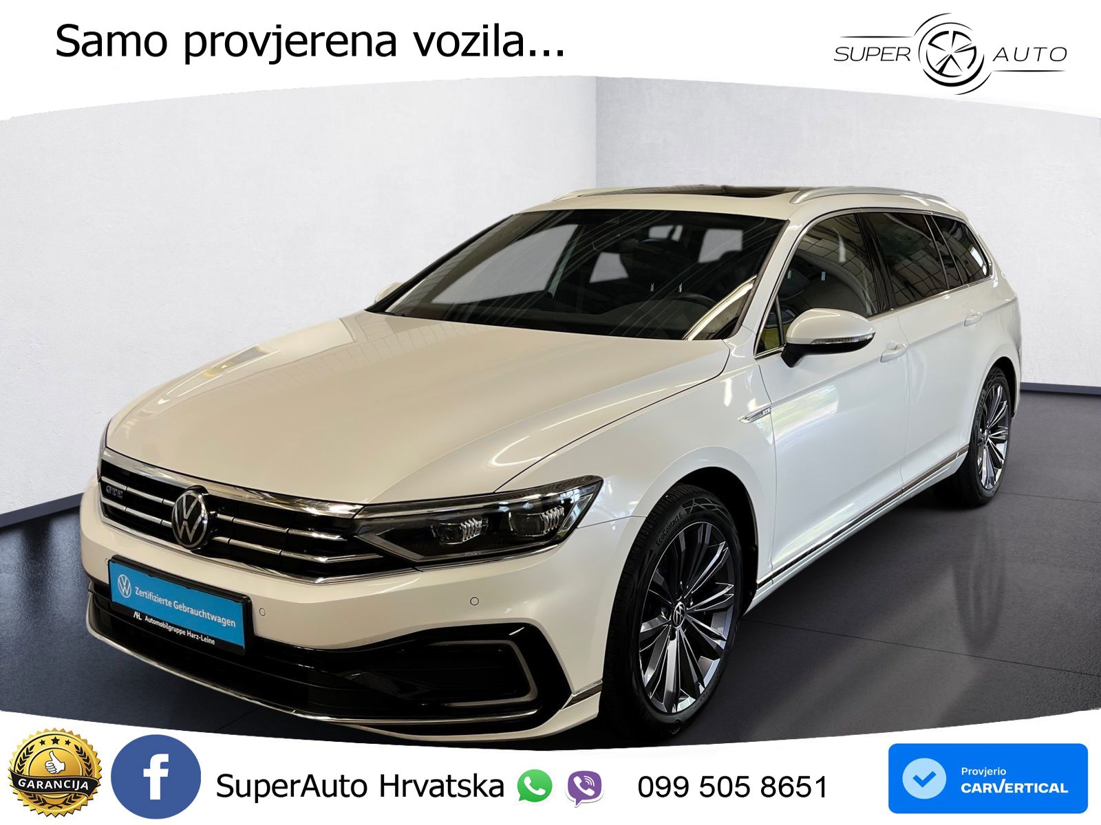 Volkswagen Passat Variant GTE 1.4 TSI (218 KS) DSG LED+GR SJED+ACC