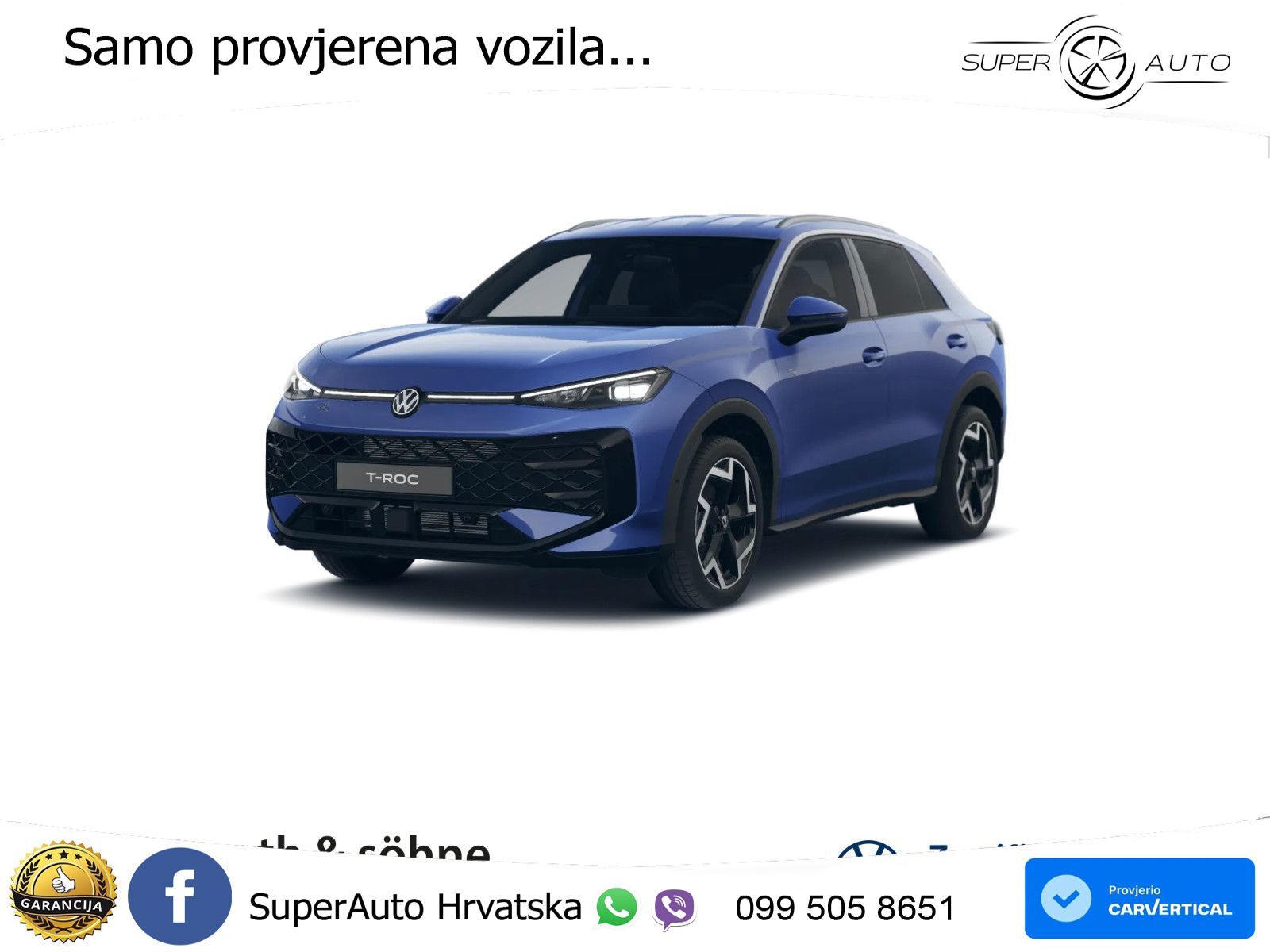 Volkswagen T-Roc 1.5 eTSI (150 KS)  DSG R-Line LED+GR SJED+ACC