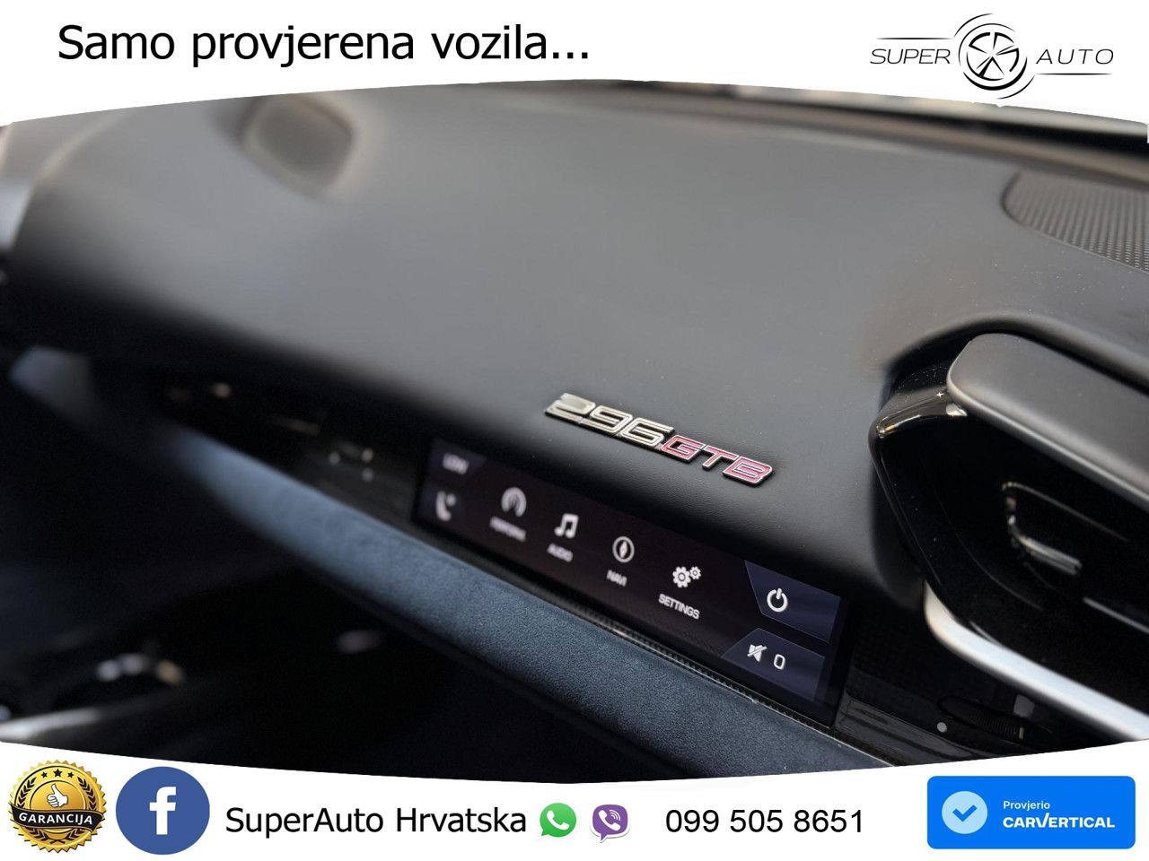 Ferrari 296 GTB 3.0 V6 (830 KS) F1 DCT