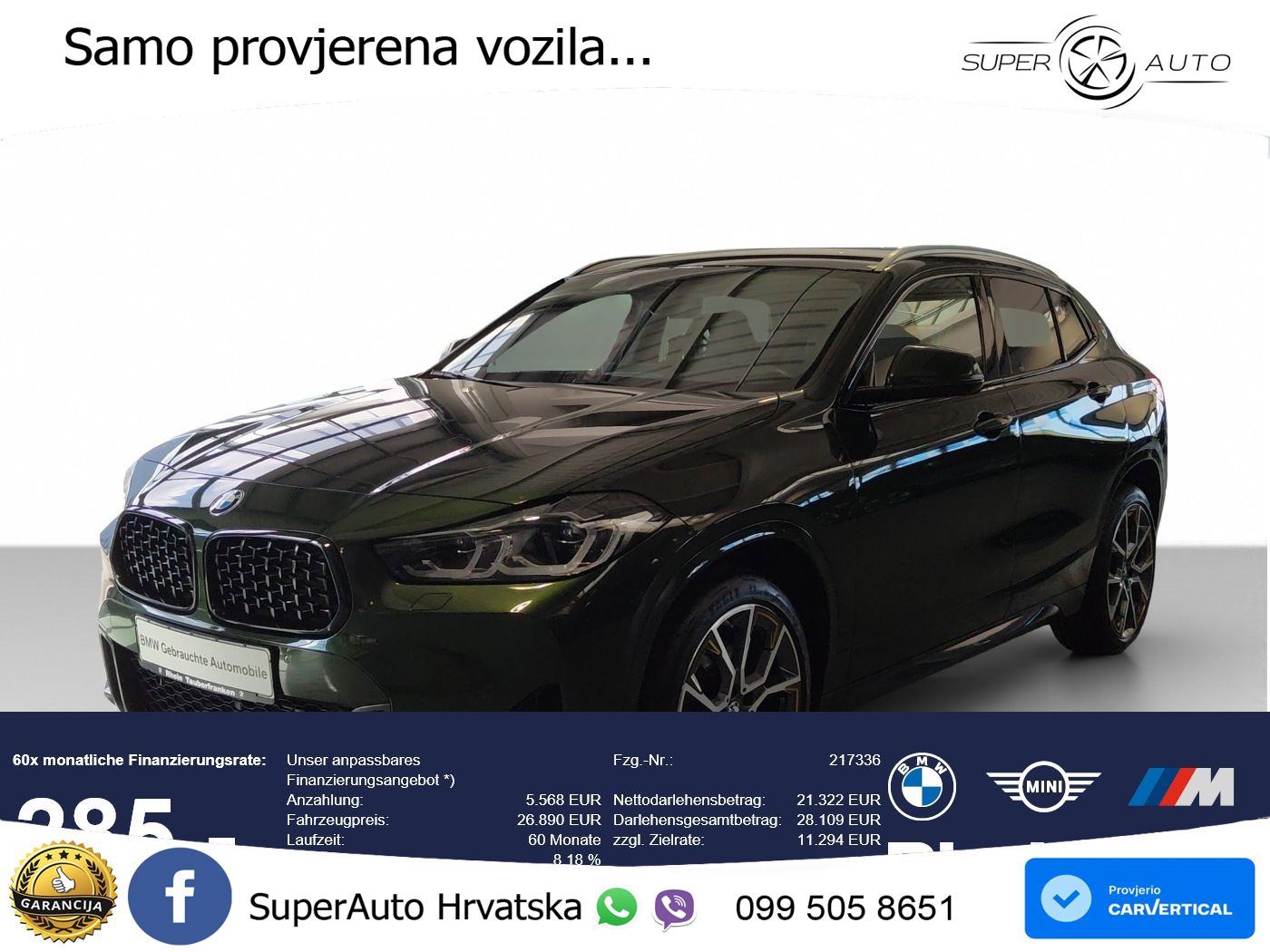 BMW X2 xDrive25d Steptronic M Sport LED+GR SJED+ACC