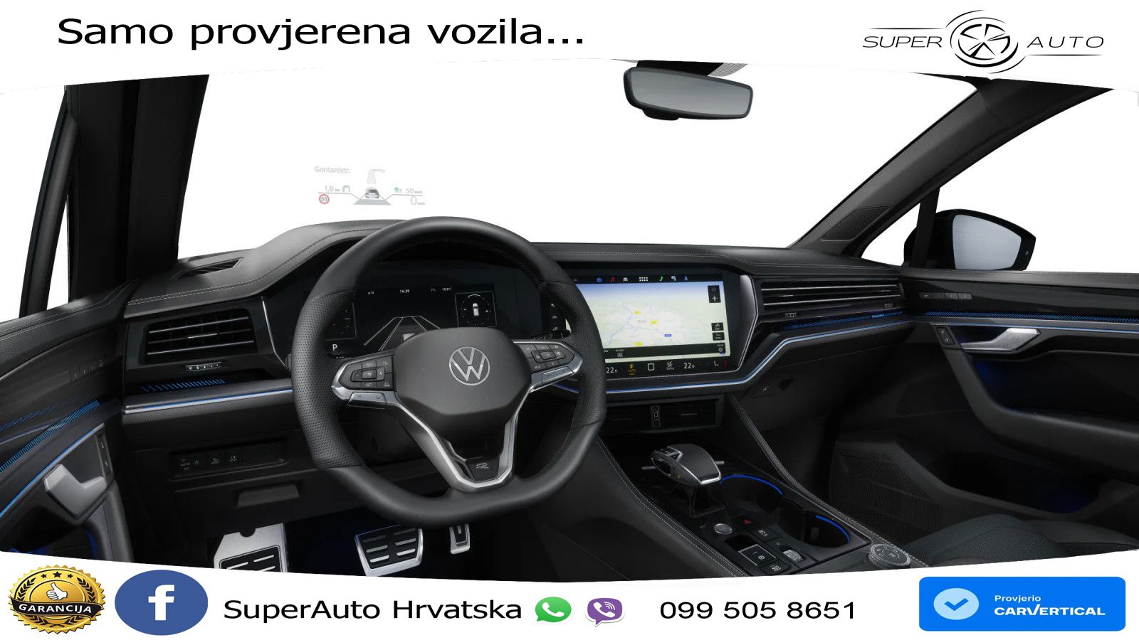 Volkswagen Touareg 3.0 V6 TDI (231 KS) 4MOTION Tiptronic ZRAČNI+ACC+4xGR SJED+KAM