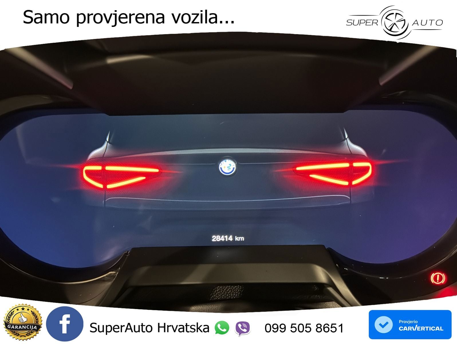 Alfa Romeo Stelvio Quadrifoglio 2.9 V6 Bi-Turbo (520 KS) Q4 Automatic MATRIX+GR SJED+KAM