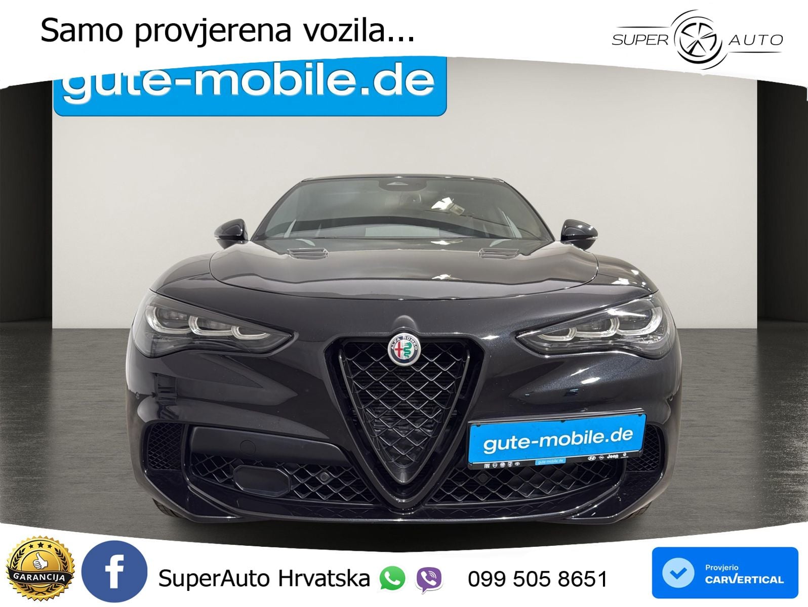 Alfa Romeo Stelvio Quadrifoglio 2.9 V6 Bi-Turbo (520 KS) Q4 Automatic MATRIX+GR SJED+KAM