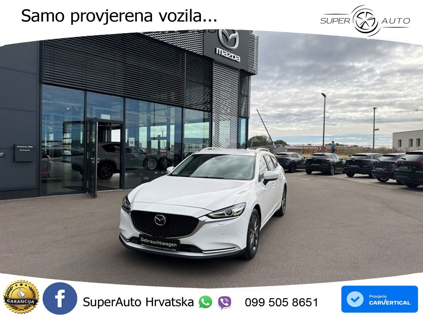 Mazda 6 Sport Combi 2.0 SKYACTIV-G (165 KS) SKYACTIV-Drive LED+GR SJED+ACC
