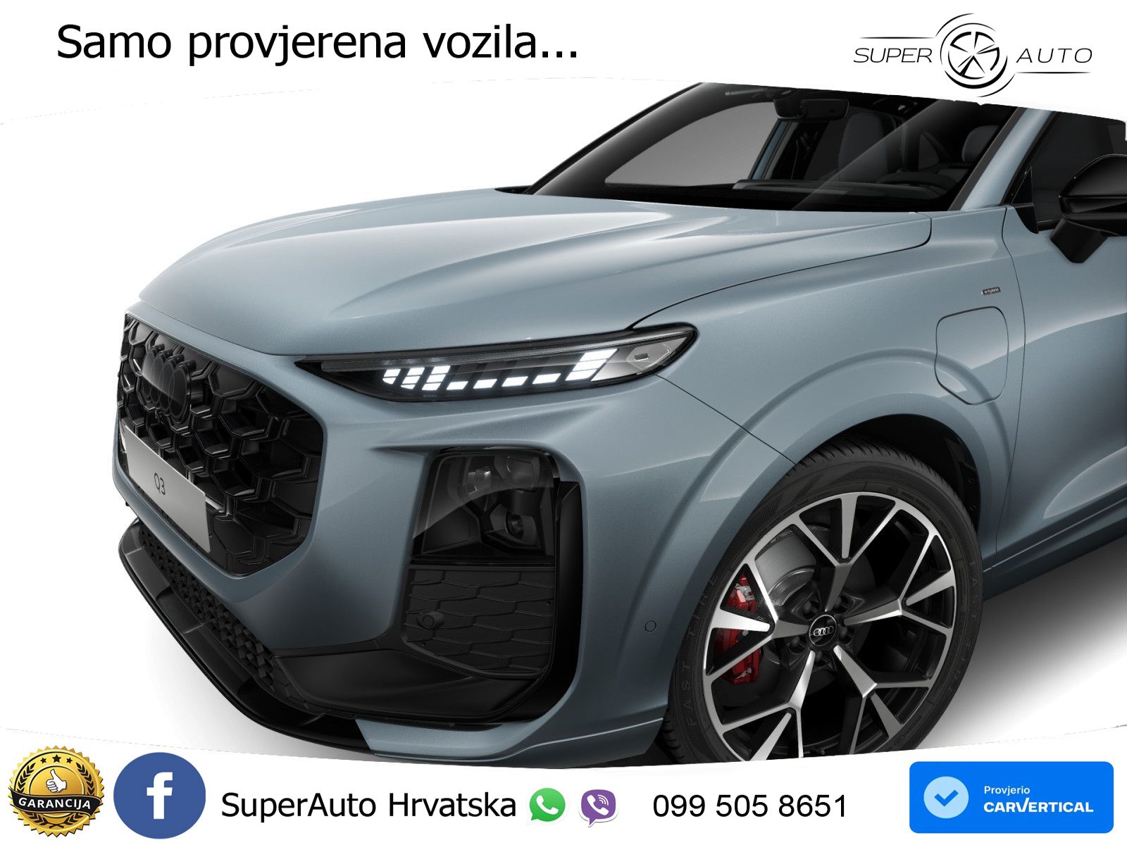 Audi Q3 Sportback 1.5 TFSIe (272 KS) S tronic LED+GR SJED+ACC