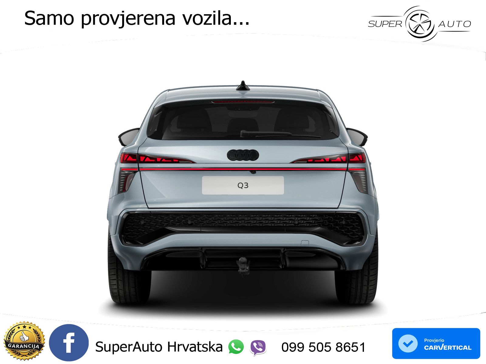 Audi Q3 Sportback 1.5 TFSIe (272 KS) S tronic LED+GR SJED+ACC