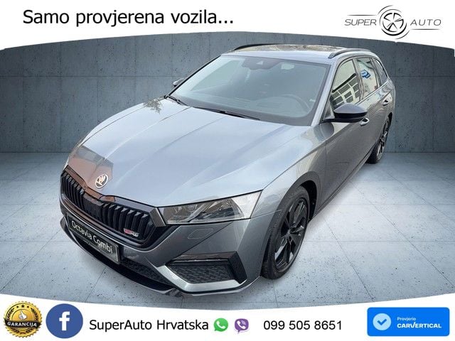 Škoda Octavia Combi RS 2.0 TDI (200 KS) 4x4 DSG LED+GR SJED+ACC