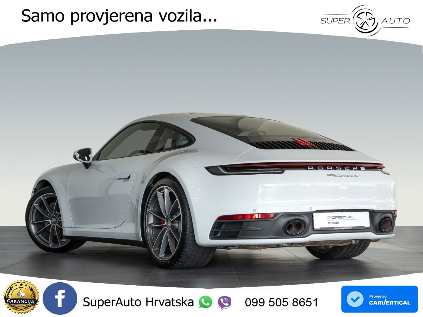 Porsche 911 Carrera S 3.0 (450 KS) PDK LED+GR SJED+ACC