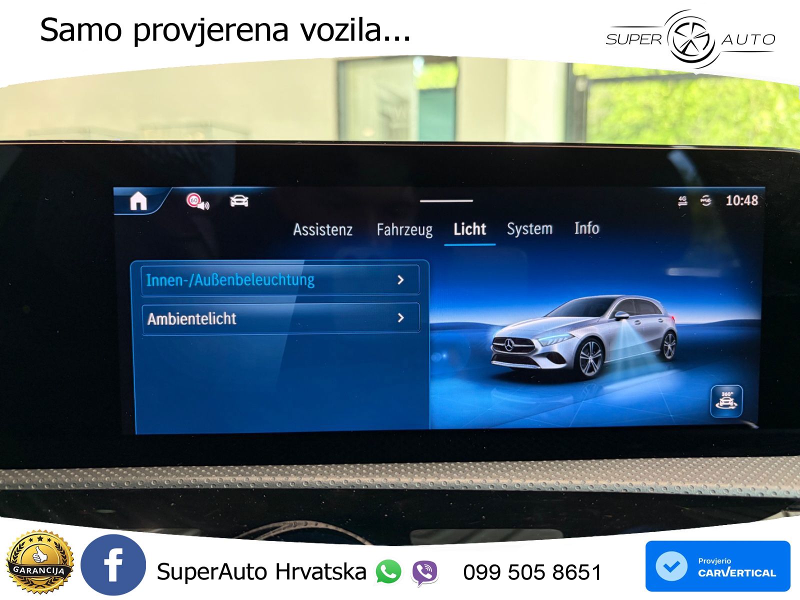 Mercedes-Benz A 180 7G-DCT ACC+GR SJED+360+PANO