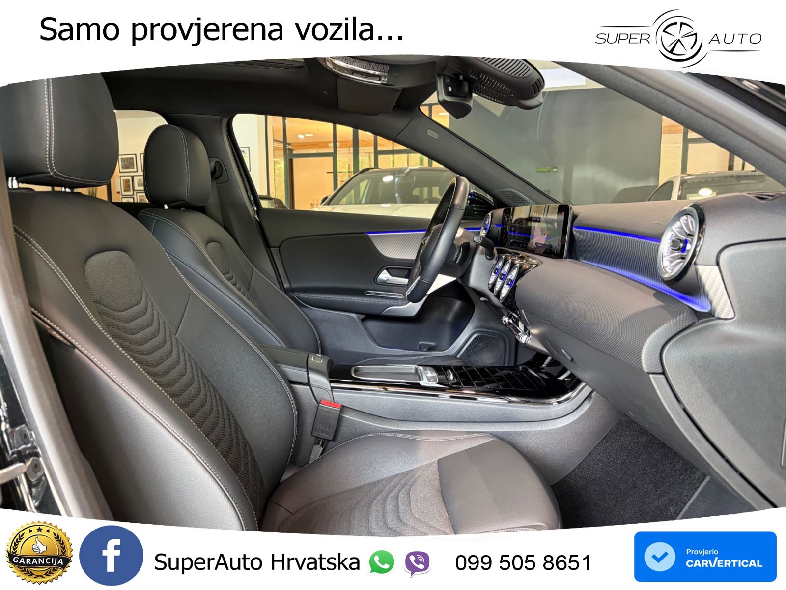 Mercedes-Benz A 180 7G-DCT ACC+GR SJED+360+PANO