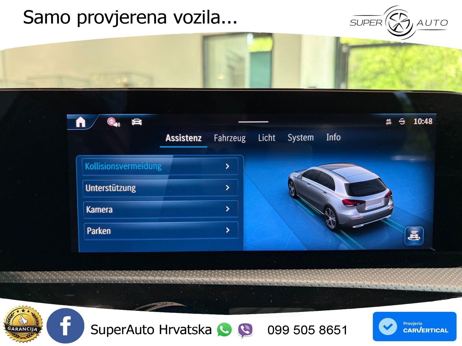 Mercedes-Benz A 180 7G-DCT ACC+GR SJED+360+PANO