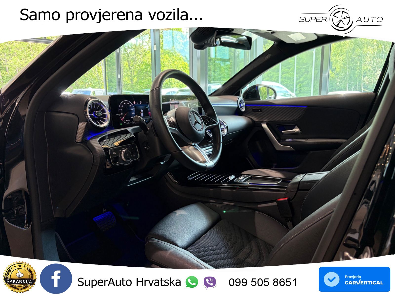 Mercedes-Benz A 180 7G-DCT ACC+GR SJED+360+PANO