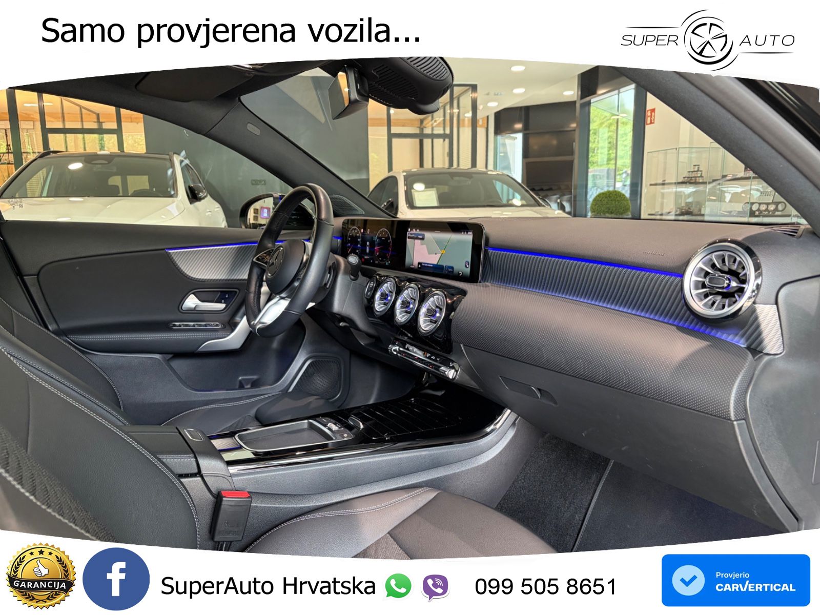 Mercedes-Benz A 180 7G-DCT ACC+GR SJED+360+PANO