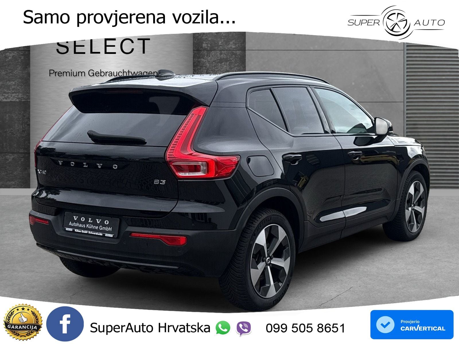 Volvo XC40 2.0 B3 163 KS Automatic LED+GR SJED+ACC