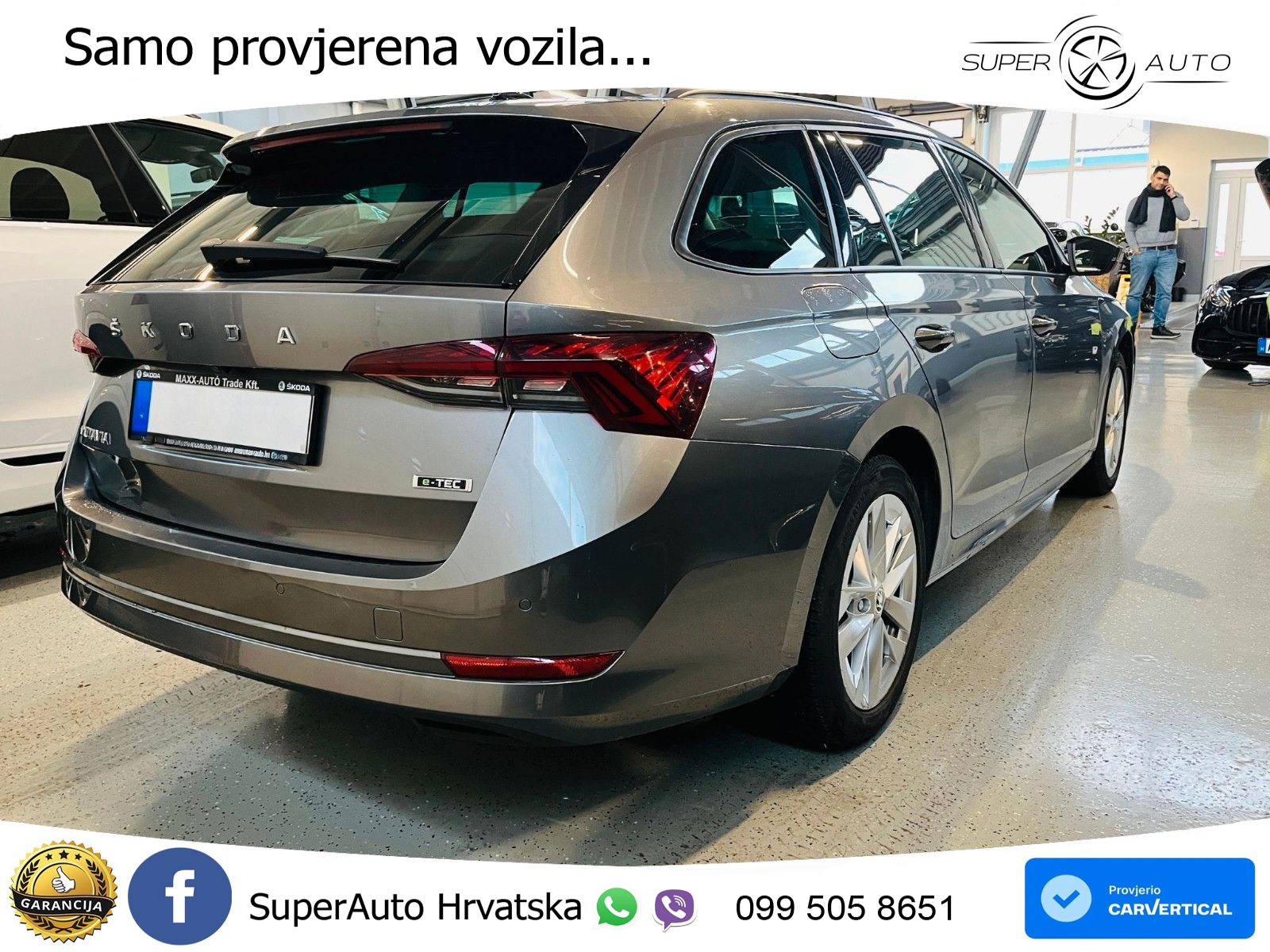 Škoda Octavia Combi 2.0 TDI (150 KS) DSG LED+GR SJED+ACC