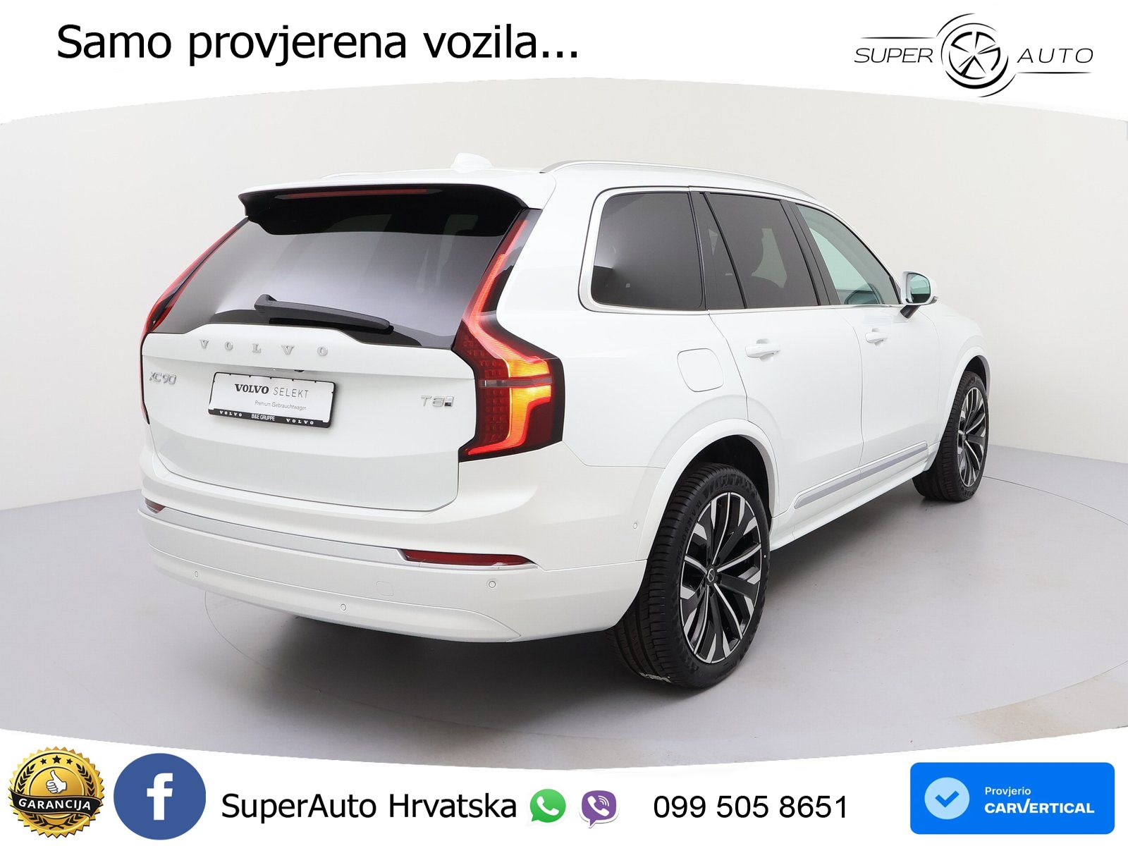 Volvo XC90 2.0 T8 AWD Automatic ACC+HEAD+4xGR SJED+360+PANO