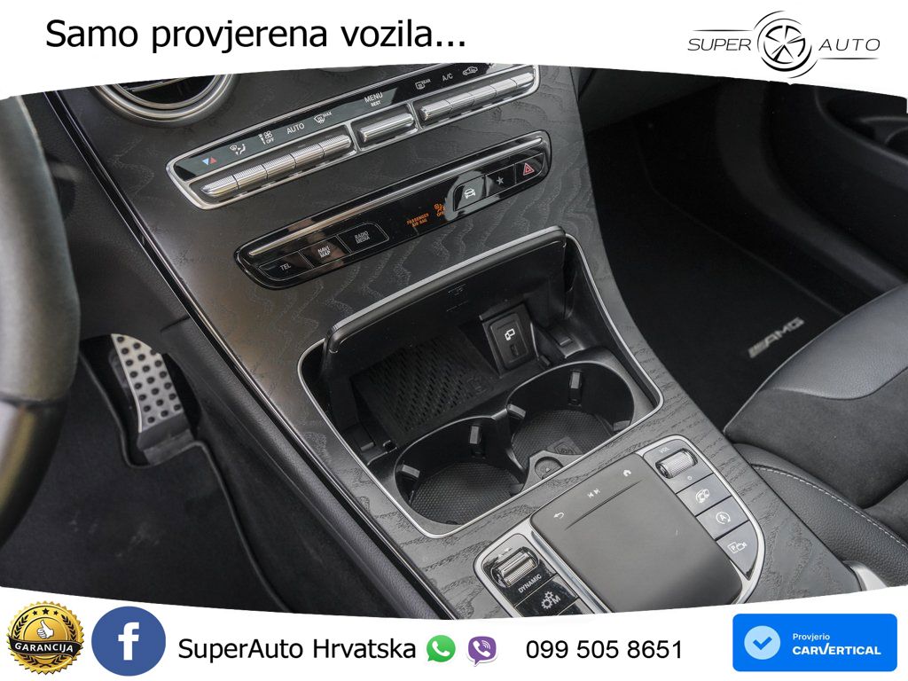 Mercedes GLC Coupe AMG 63 V8 (476 KS) 4MATIC+ MCT ZRAČNI+ACC+4xGR SJED+KAM