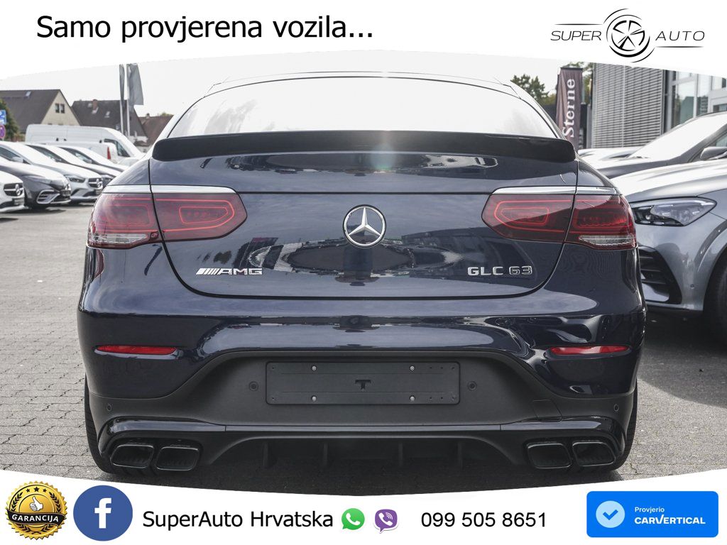 Mercedes GLC Coupe AMG 63 V8 (476 KS) 4MATIC+ MCT ZRAČNI+ACC+4xGR SJED+KAM