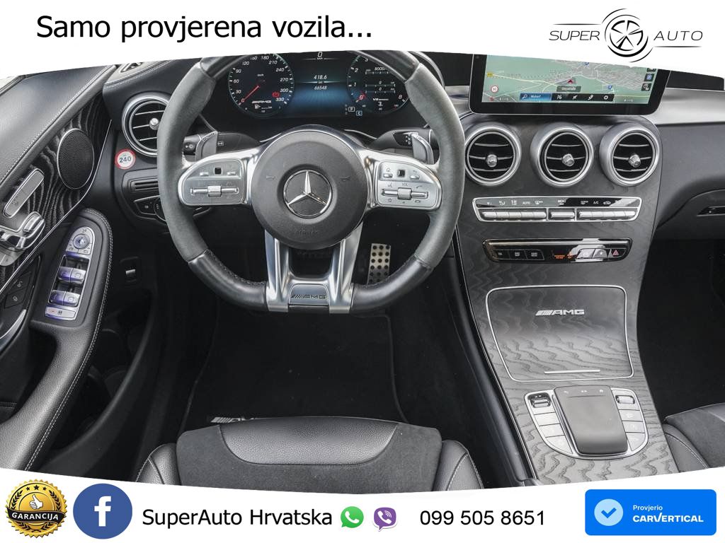 Mercedes GLC Coupe AMG 63 V8 (476 KS) 4MATIC+ MCT ZRAČNI+ACC+4xGR SJED+KAM
