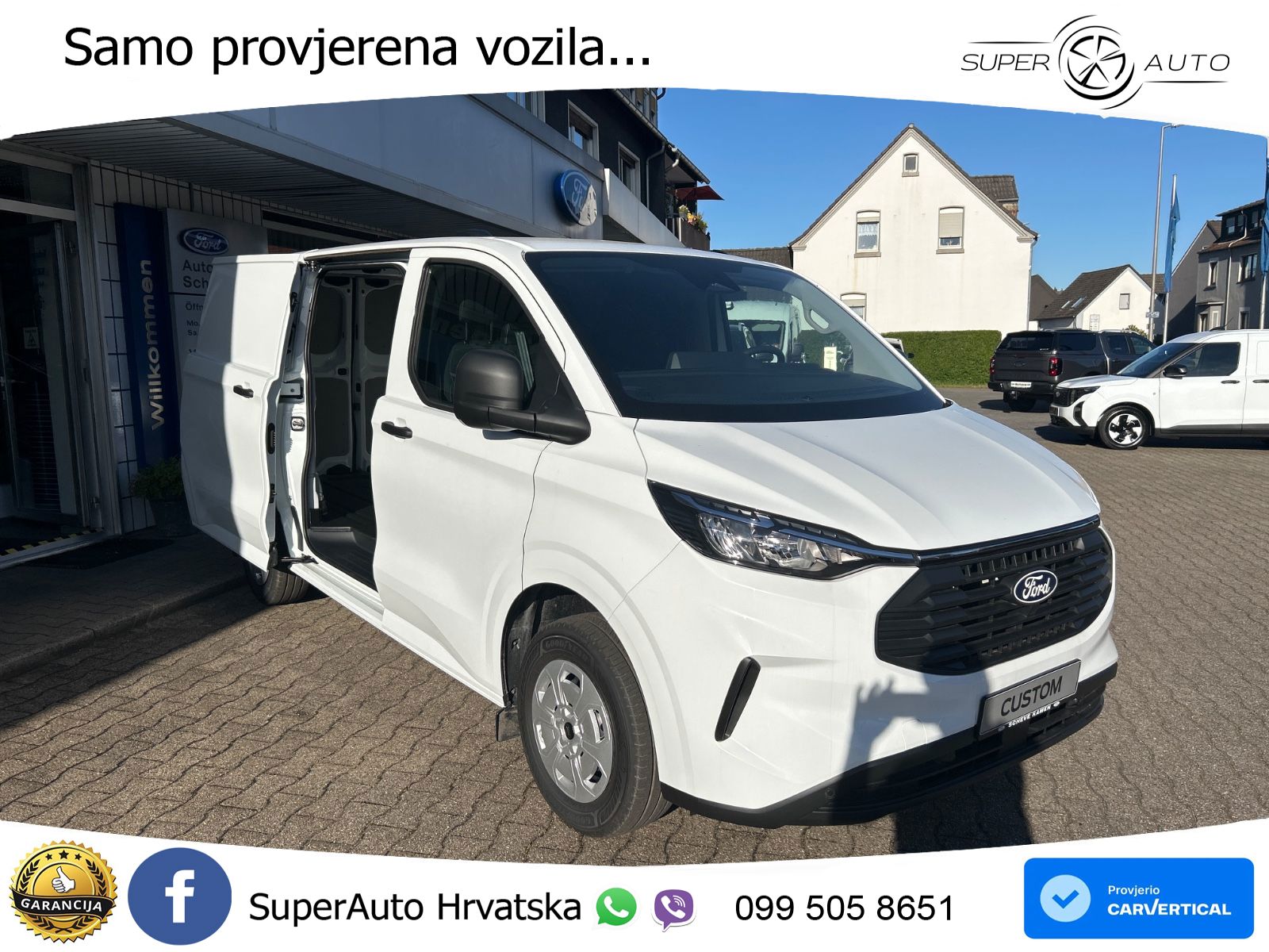 Ford Transit Custom AHK 5J 200000kmGarant. Kamer 110 KS
