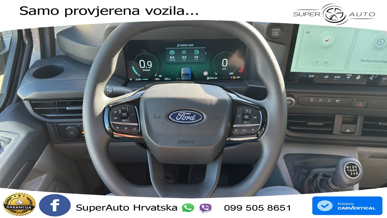 Ford Transit Custom AHK 5J 200000kmGarant. Kamer 110 KS