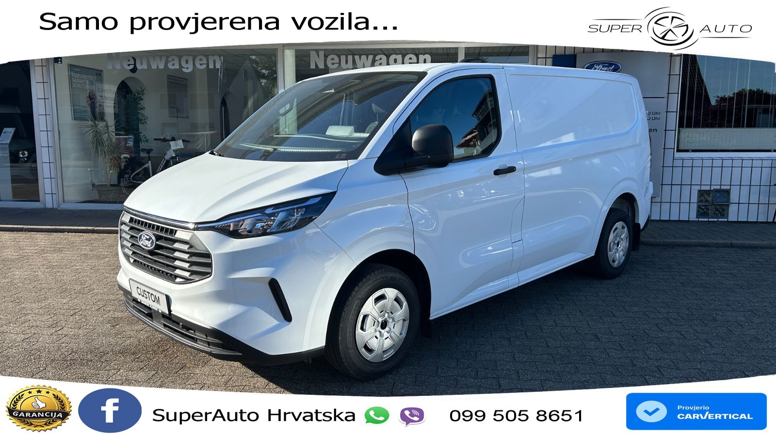 Ford Transit Custom AHK 5J 200000kmGarant. Kamer 110 KS