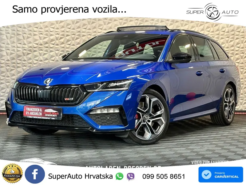 Škoda Octavia Combi RS 2.0 TSI (245 KS) DSG LED+GR SJED+ACC