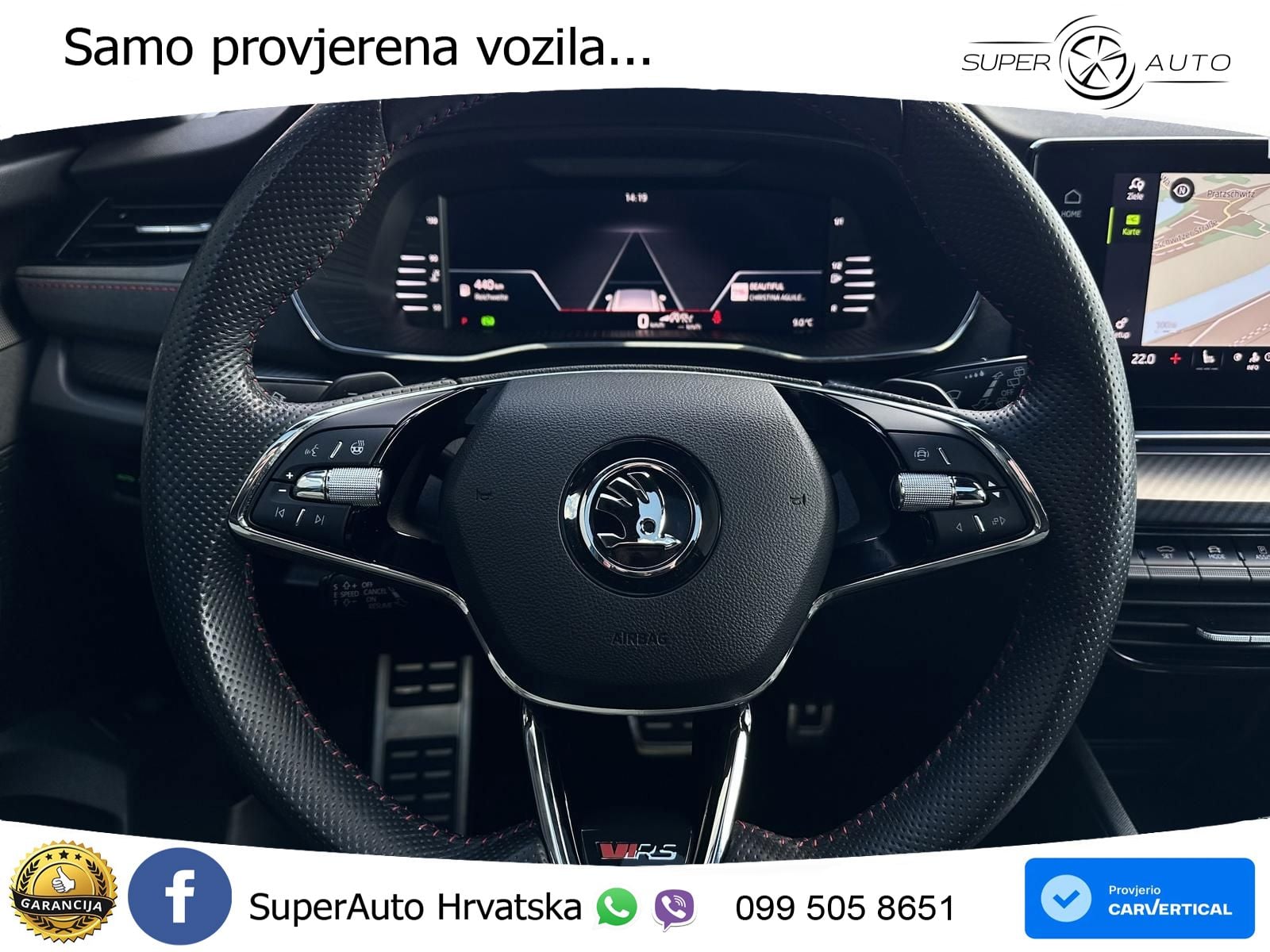 Škoda Octavia Combi RS 2.0 TSI (245 KS) DSG LED+GR SJED+ACC