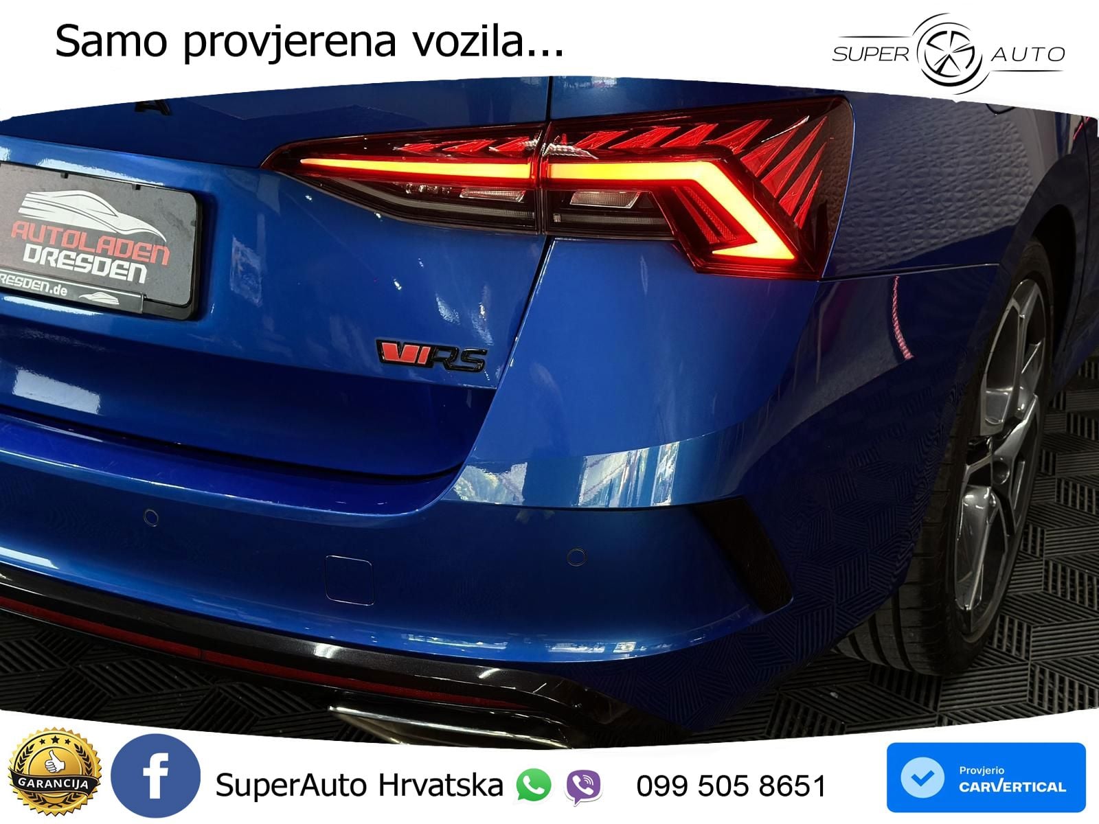 Škoda Octavia Combi RS 2.0 TSI (245 KS) DSG LED+GR SJED+ACC