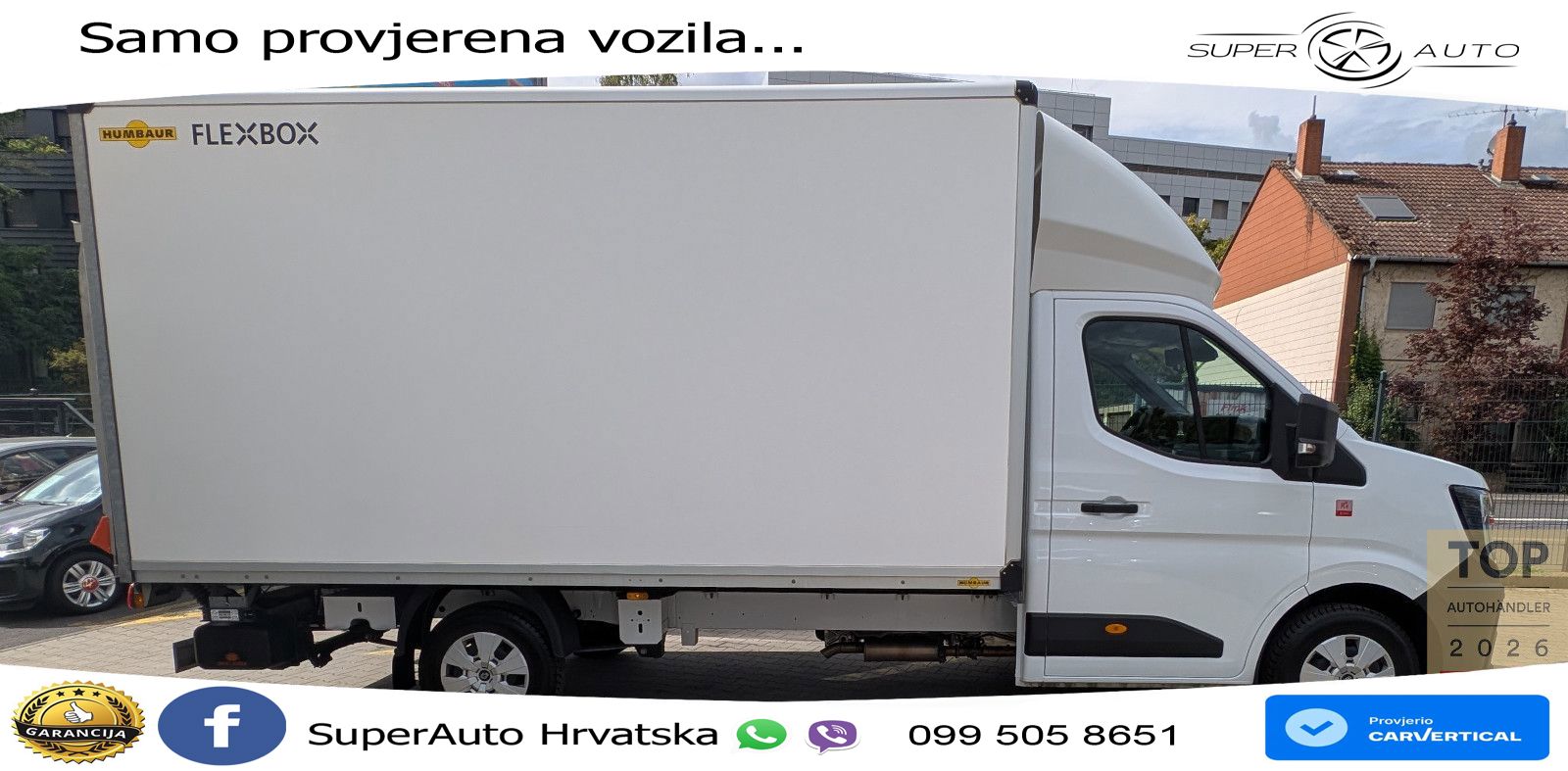 Renault Master IV Koffer 2.0dCi 3,5t*1Hd*Ladebord*Garant 150 KS