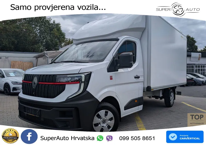 Renault Master IV Koffer 2.0dCi 3,5t*1Hd*Ladebord*Garant 150 KS