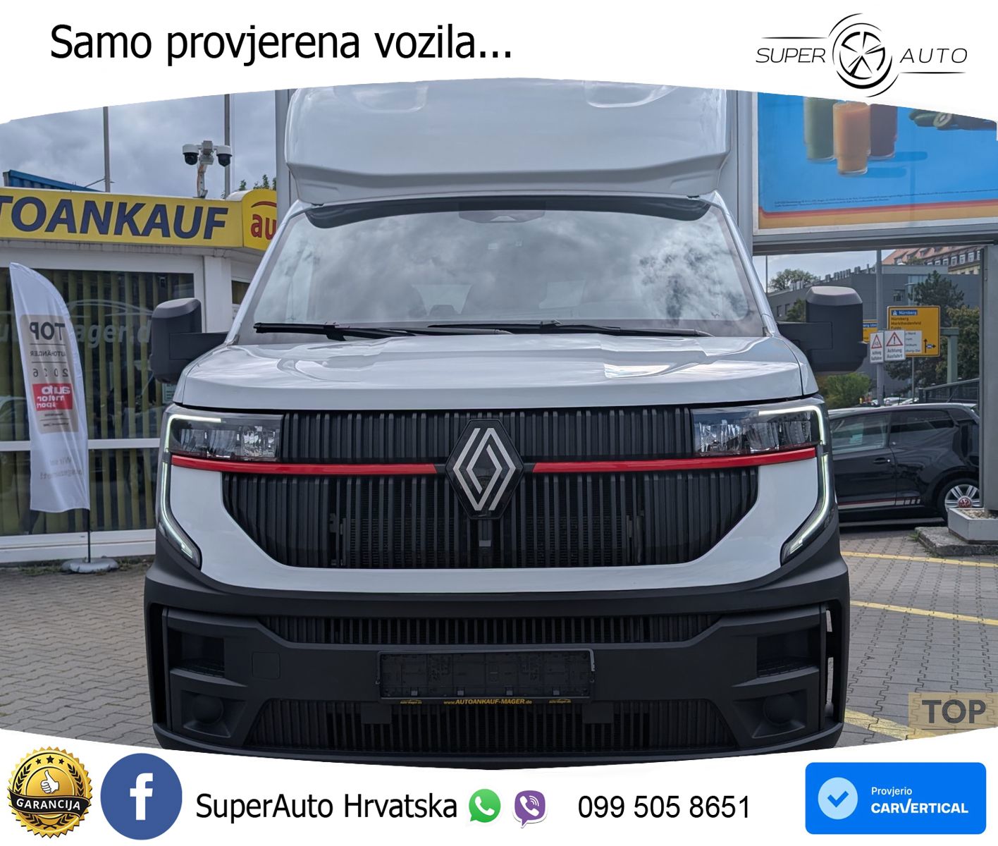 Renault Master IV Koffer 2.0dCi 3,5t*1Hd*Ladebord*Garant 150 KS