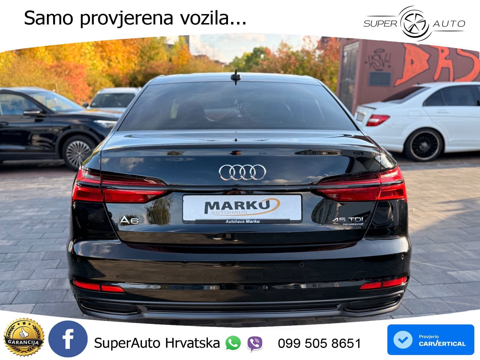 Audi A6 45 TDI V6 (245 KS) quattro ultra S tronic S line LED+GR SJED+ACC