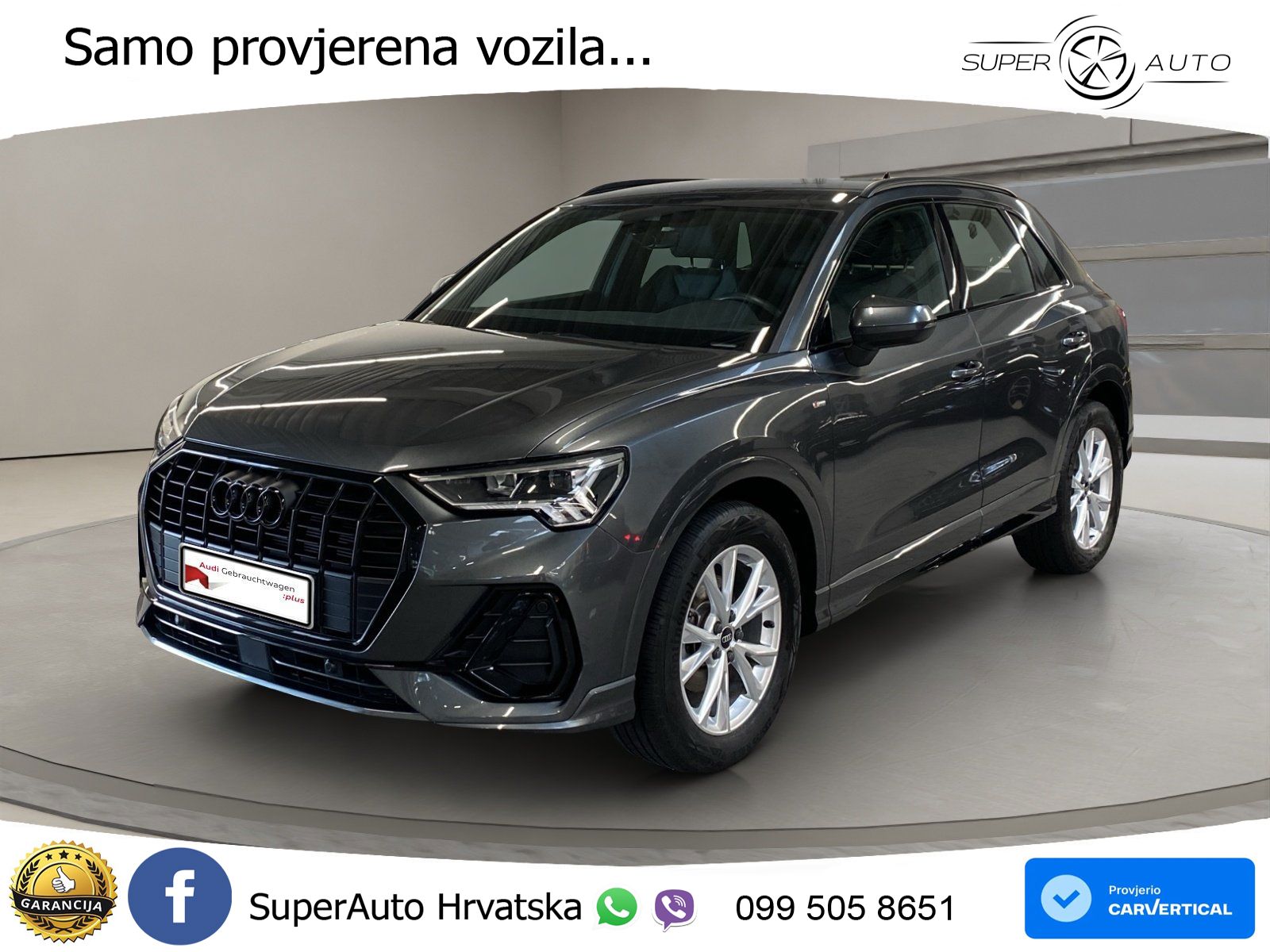 Audi Q3 35 TFSI (150 KS) S tronic S line LED+GR SJED+ACC
