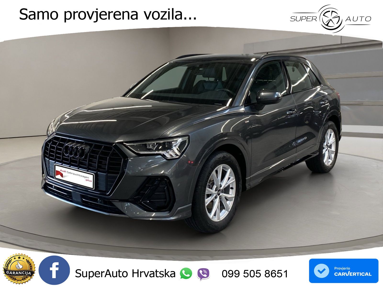 Audi Q3 35 TFSI (150 KS) S tronic S line LED+GR SJED+ACC