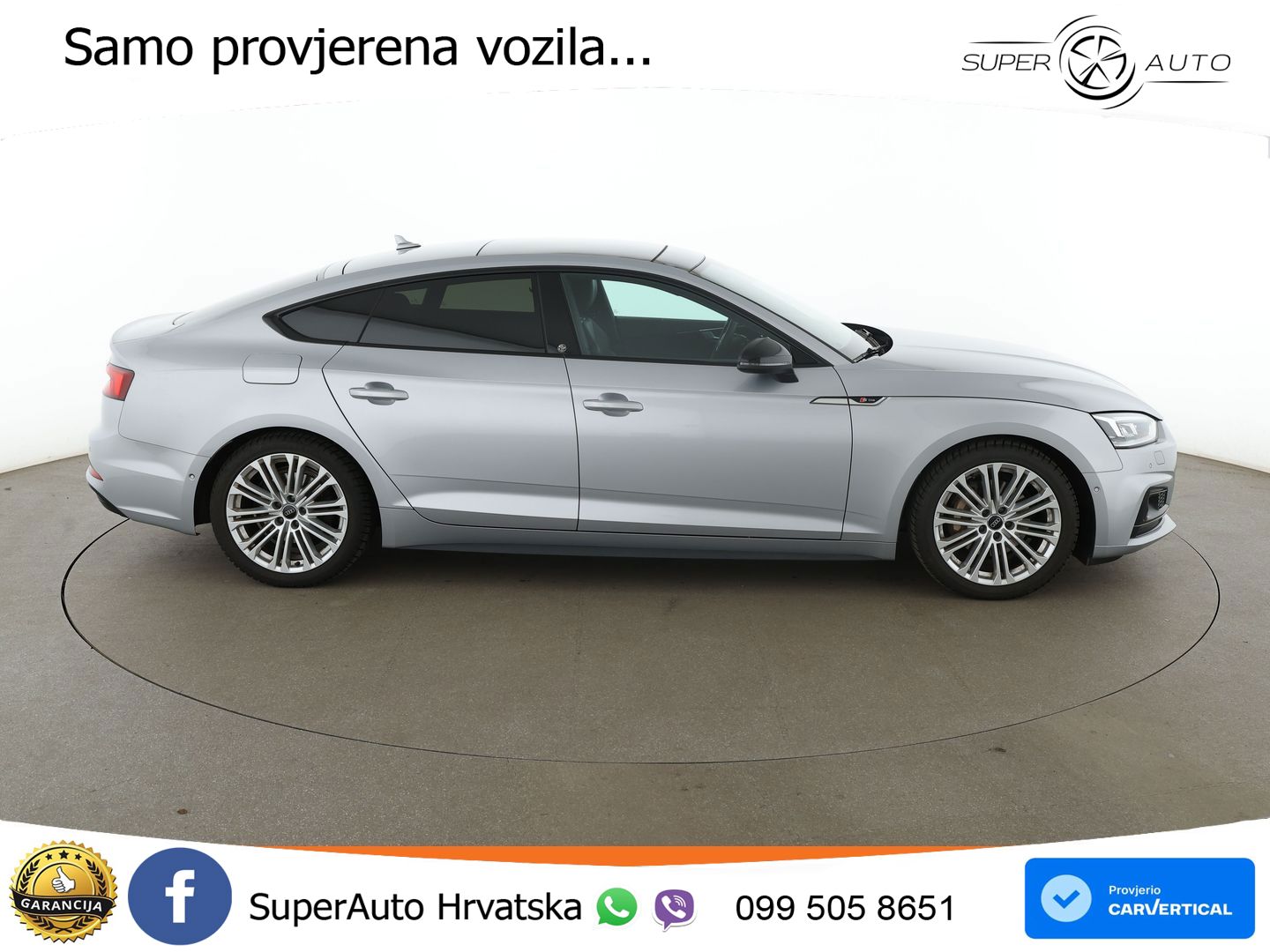 Audi A5 Sportback 40 TDI (190 KS) quattro ultra S tronic LED+GR SJED+ACC