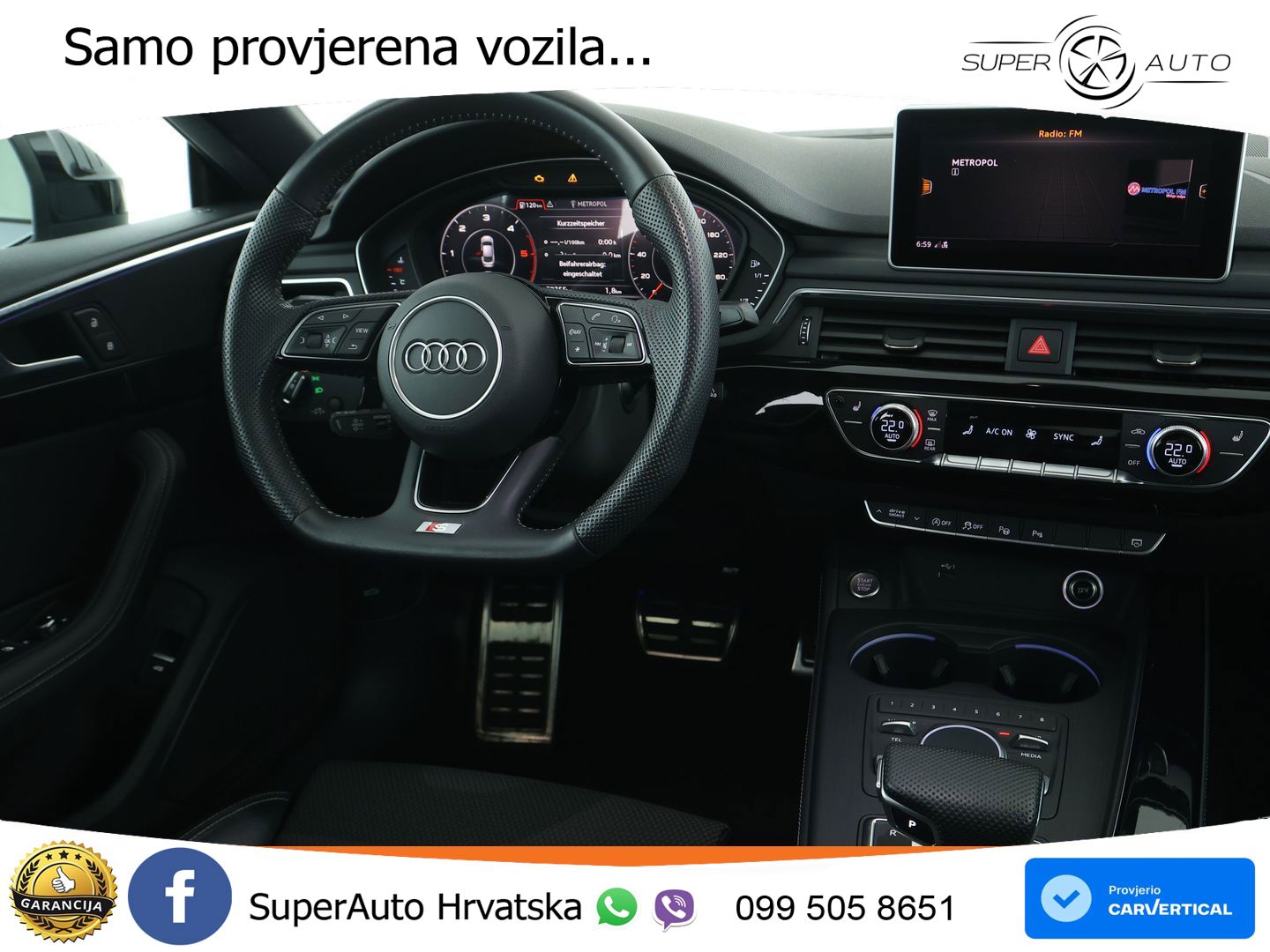Audi A5 Sportback 40 TDI (190 KS) quattro ultra S tronic LED+GR SJED+ACC