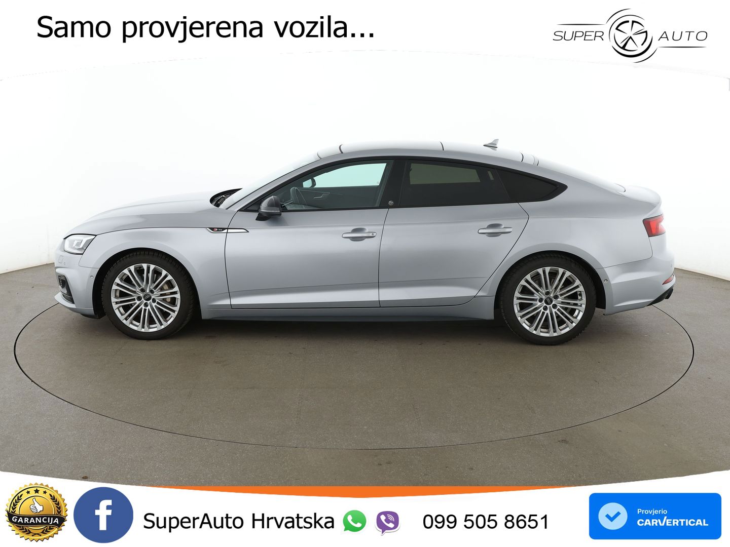 Audi A5 Sportback 40 TDI (190 KS) quattro ultra S tronic LED+GR SJED+ACC