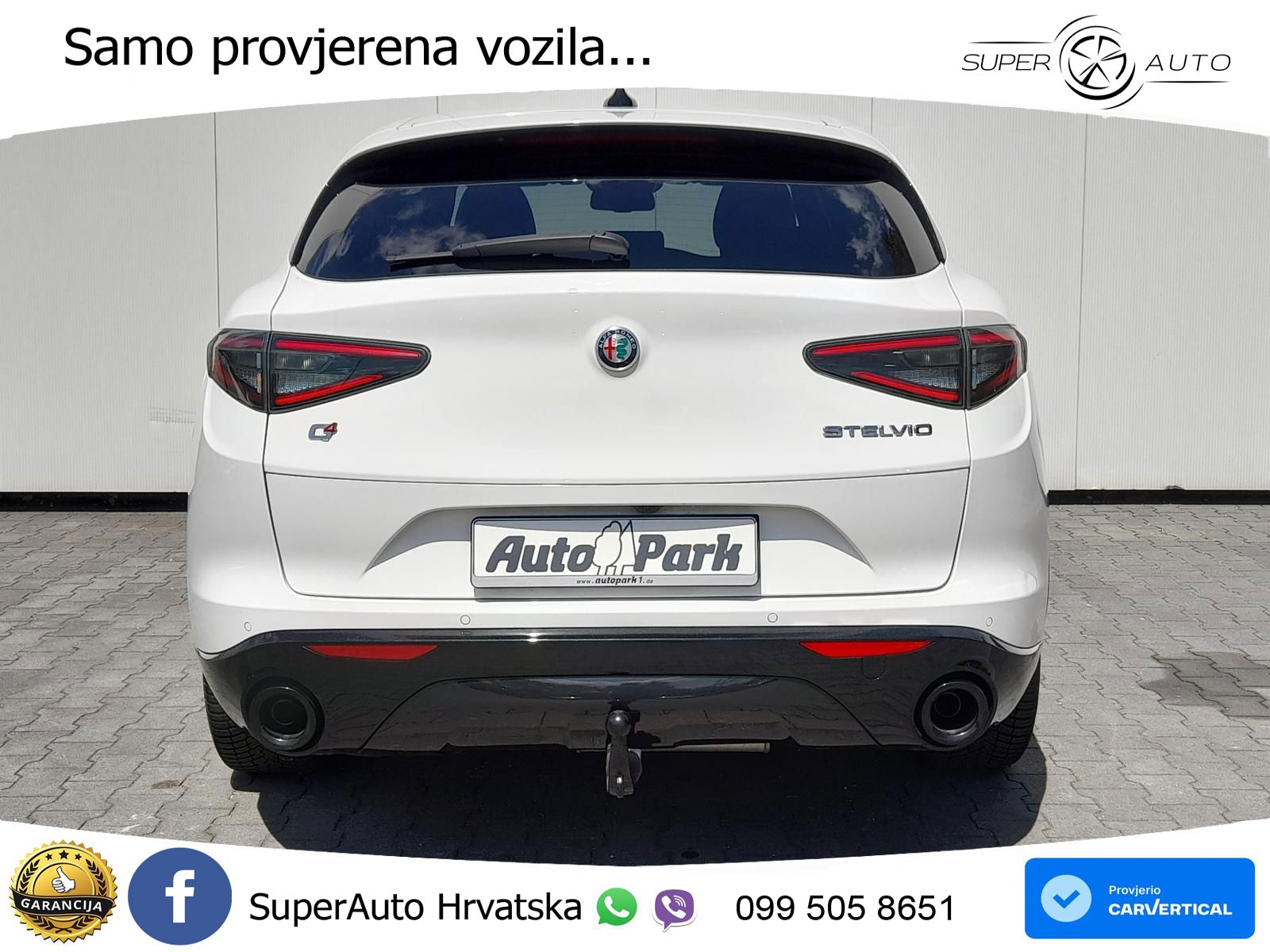 Alfa Romeo Stelvio 2.2 MultiJet II (210 KS) Q4 Automatic LED+GR SJED+ACC
