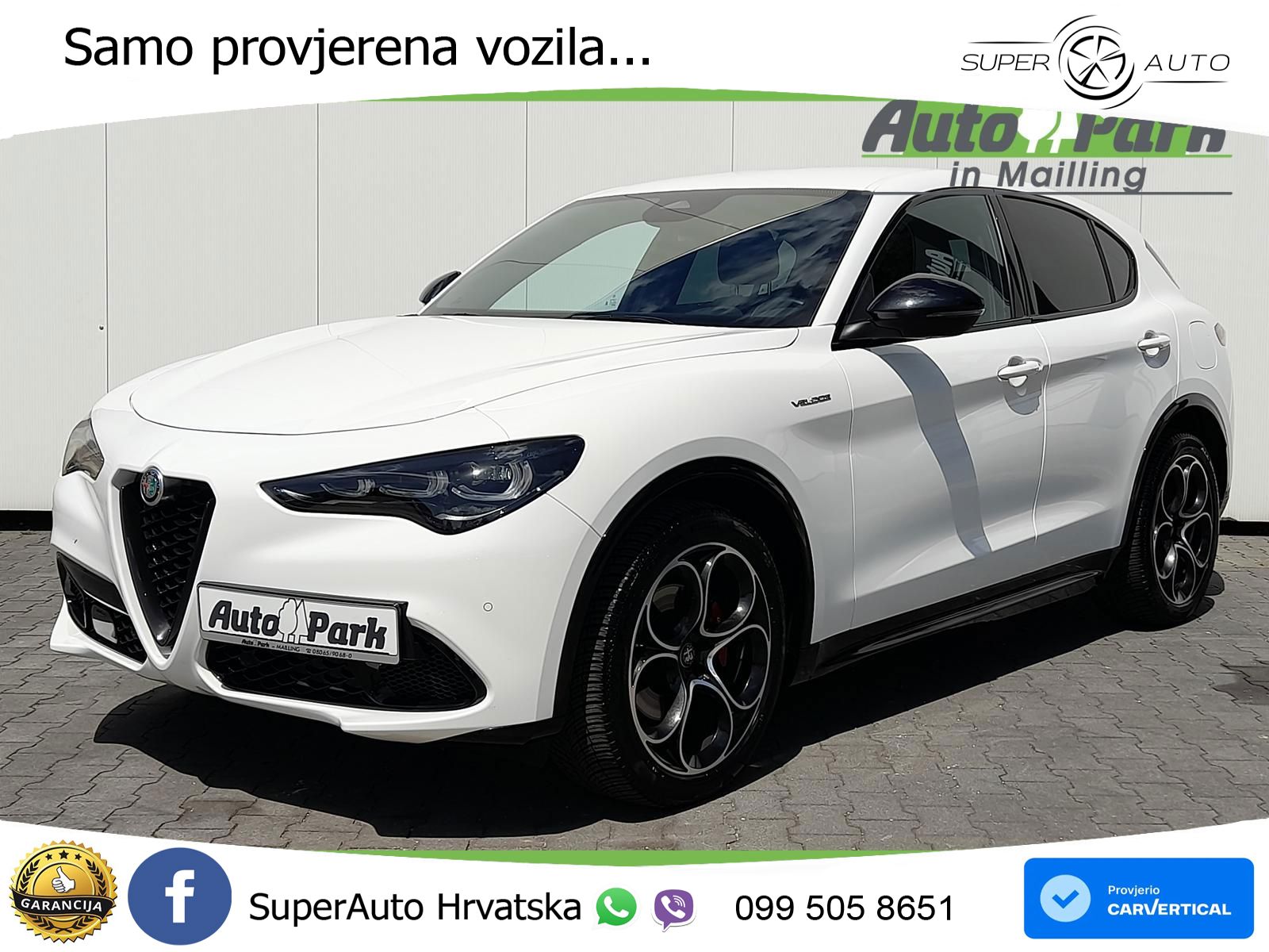 Alfa Romeo Stelvio 2.2 MultiJet II (210 KS) Q4 Automatic LED+GR SJED+ACC