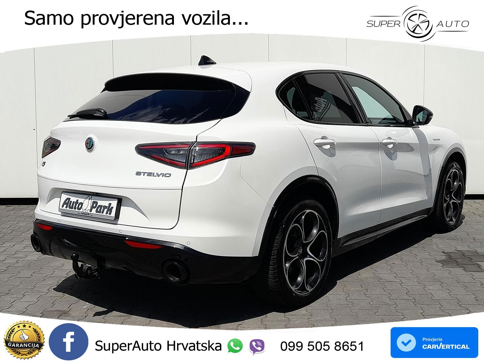 Alfa Romeo Stelvio 2.2 MultiJet II (210 KS) Q4 Automatic LED+GR SJED+ACC