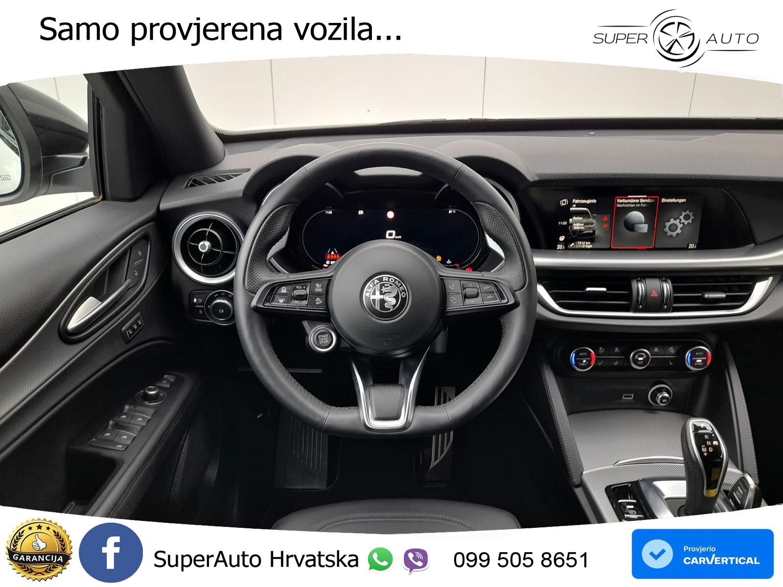 Alfa Romeo Stelvio 2.2 MultiJet II (210 KS) Q4 Automatic LED+GR SJED+ACC