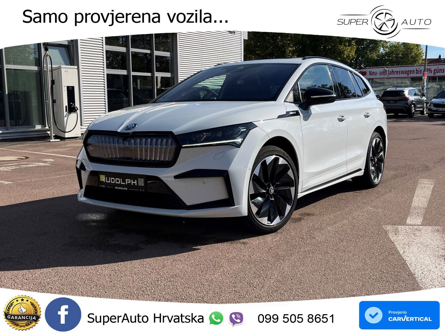 Škoda Enyaq iV 80 82 kWh (204 KS) SportLine LED+GR SJED+ACC